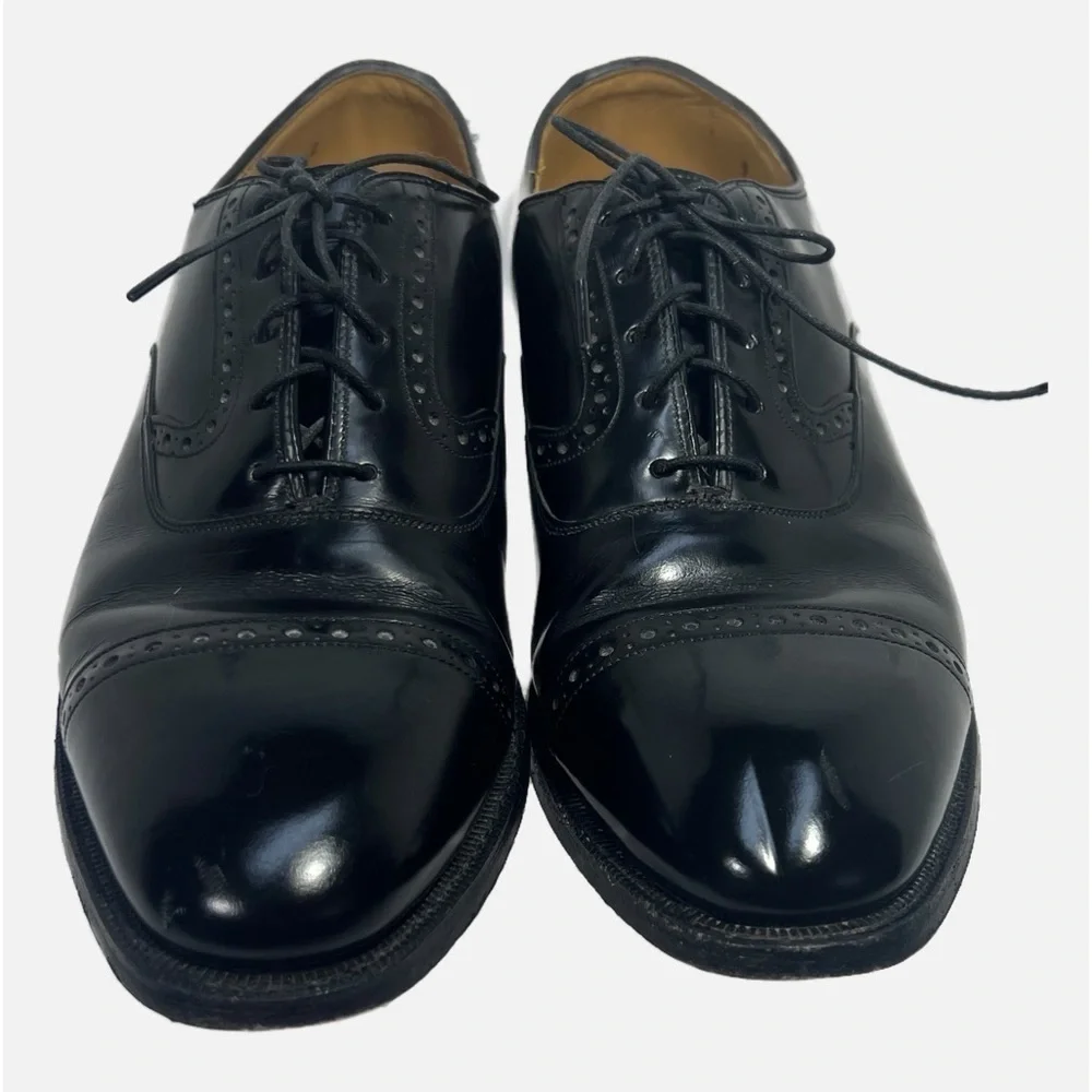 Johnston and Murphy Heritage Collection Black Oxfords Mens size 9